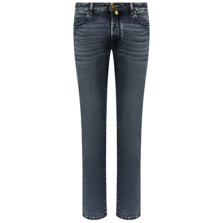 Jacob Cohen Blue Cotton Jeans & Pant
