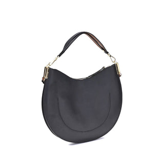 Coccinelle Black Calf Leather Bos Taurus Shoulder Bag