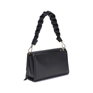 Coccinelle Black Calf Leather Bos Taurus Shoulder Bag