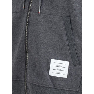 Thom Browne Gray Cotton Sweatshirt