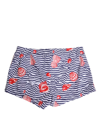 Dolce & Gabbana Multicolor Striped Beachwear Swim Trunk Swimwear
