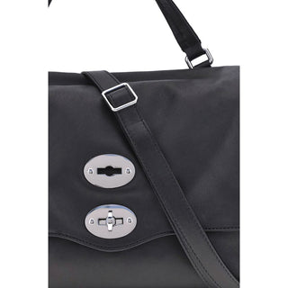 Zanellato Black Calf Leather Bos Taurus Handbag