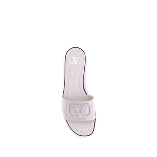 Valentino Garavani Patent leathe VLogo slide Sandals