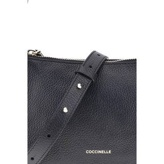 Coccinelle Black Calf Leather Bos Taurus Shoulder Bag