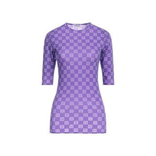 Ambush Purple Elastane T-Shirt