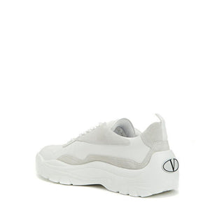 Valentino Garavani White Leather Low Top Sneakers