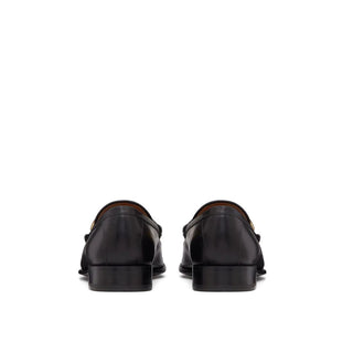 Valentino Garavani Black Calfskin Slip-On Loafers