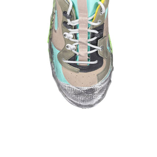 Maison Margiela Green Fabric Chunky Sneakers