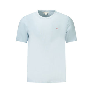 Calvin Klein Blue Cotton Men T-Shirt