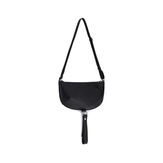 Courrèges Black Calf Leather Bos Taurus Shoulder Bag