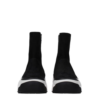 Kenzo Black Leather Ankle Boots