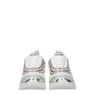 Love Moschino Beige Fabric Low Tops
