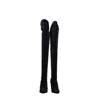 Paris Texas Black Velvet Over The Knee