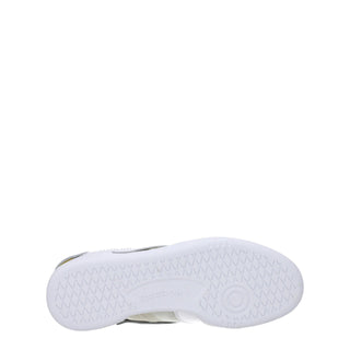 Maison Margiela White Fabric Low Tops