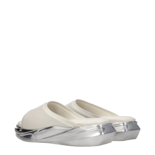 Alyx Gray Leather Slippers