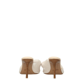 Jacquemus Beige Fabric Stiletto Heel Sandals
