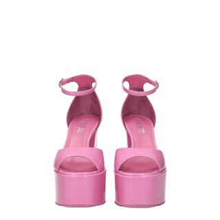 Paris Texas Pink Leather Platforms