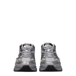 Valentino Garavani Gray Fabric Athletic Sneakers