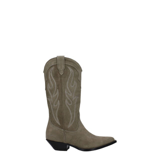 Sonora Green Leather Boots