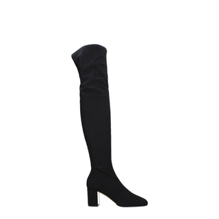 Valentino Garavani Black Fabric Over The Knee