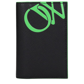 Off-White Black Leather Cardholders