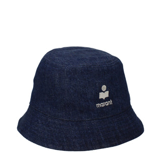 Isabel Marant Blue Cotton Bucket Hats