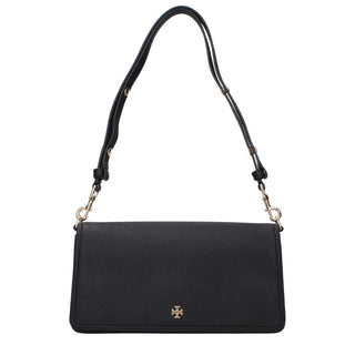 Tory Burch Black Leather Shoulder Bag