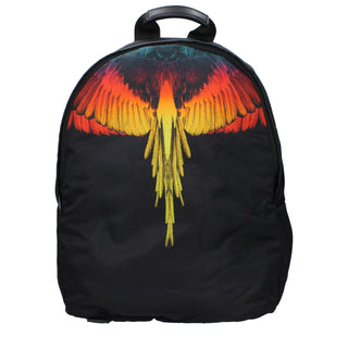 Marcelo Burlon Black Fabric Backpacks