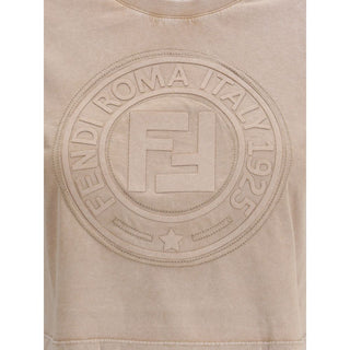 Fendi Cropped T-Shirt