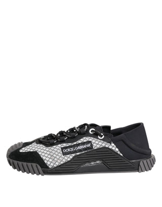 Dolce & Gabbana Multicolor Lace Up Low Top NS1 Sneakers Shoes