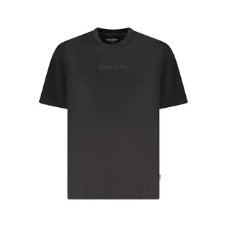 Guess Jeans Black Cotton Men Oversize T-Shirt