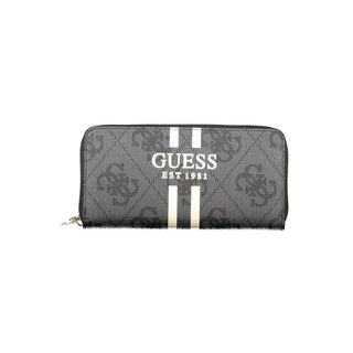 Guess Jeans Black Polyethylene Women Wallet
