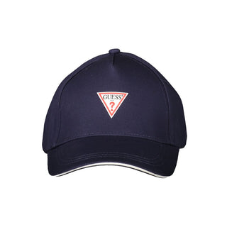 Guess Jeans Blue Cotton Men Cap