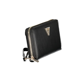 Guess Jeans Black Polyethylene Women Wallet