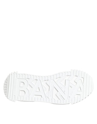 Dolce & Gabbana Multicolor Lace Up Low Top NS1 Sneaker Shoes