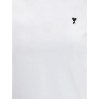 Ami Paris Ami De Coeur Cropped T-Shirt