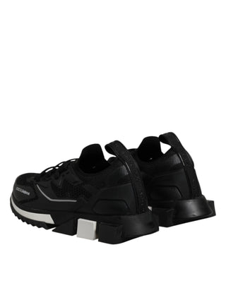 Dolce & Gabbana Black SORRENTO Lace Up Men Sneakers Shoes