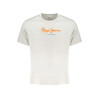 Pepe Jeans Gray Cotton T-Shirt