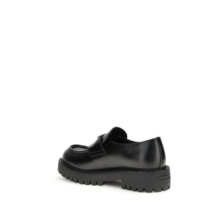 Prada Double Chocolate Loafers