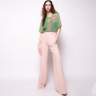 PINKO Pink Polyester Women's Trouser