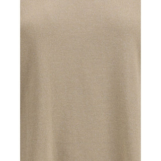 Brunello Cucinelli Beige Nylon T-Shirt