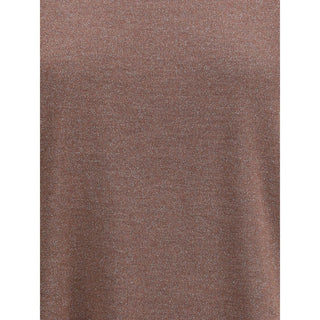 Brunello Cucinelli cashmere glitter T-shirt