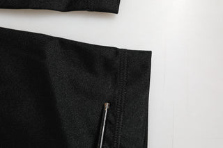 Dolce & Gabbana Black Nylon Leggings Stretch Pants