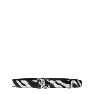 Dolce & Gabbana Black Leather Belts