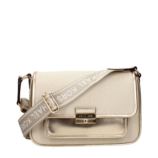 Michael Kors Beige Fabric Crossbody Bags