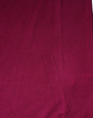 Dolce & Gabbana Fuchsia Wool Long Sleeves Turtleneck Sweater