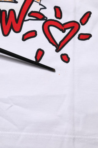 Dolce & Gabbana White DG Loves Moscow Crew Neck T-shirt