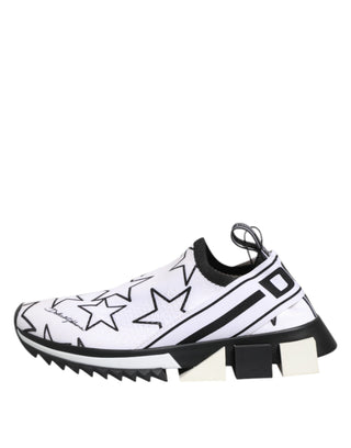 Dolce & Gabbana White Stars Sorrento Low Top Sneakers Shoes
