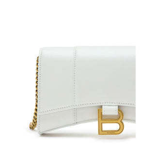 Balenciaga White Leather Shoulder Bag