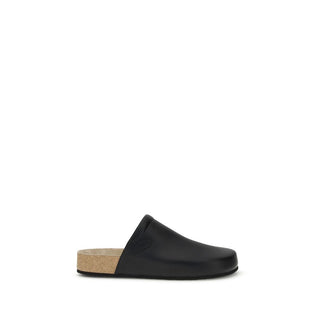 Balenciaga Leather Mules with cork insole